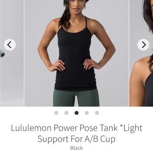 Lululemon Power Pose Tank